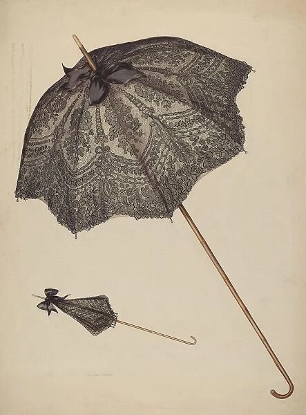 Parasol, c. 1941. Creator: Lillian Causey