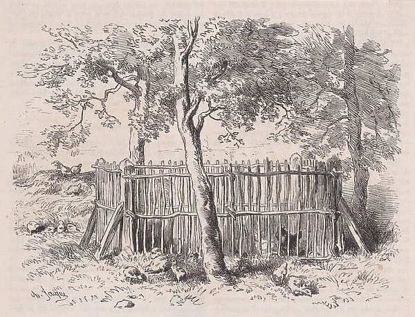 Parc à élèves; from Magasin Pittoresque, ca. 1852