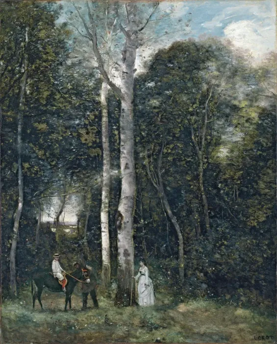 Framed Print : The Parc des Lions at Port-Marly. Artist: Corot, Jean-Baptiste Camille (1796-1875) Framed Print : The Parc des Lions at Port-Marly. Artist: Corot, Jean-Baptiste Camille (1796-1875)