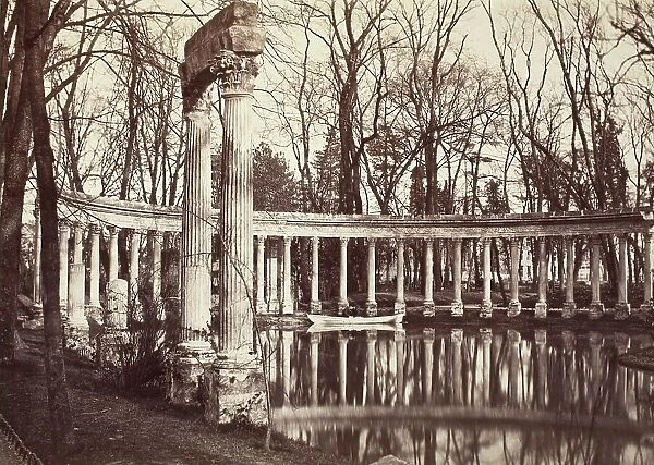 Parc Monceau, Paris, Printed 1850 circa. Creator: Charles Marville