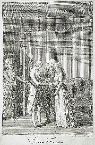 Parental Joys, 1795. Creator: Daniel Nikolaus Chodowiecki