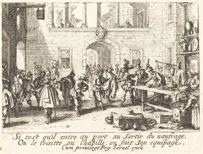 Framed Print : The Parents Bestow Gifts, 1635. Creator: Jacques Callot Framed Print : The Parents Bestow Gifts, 1635. Creator: Jacques Callot