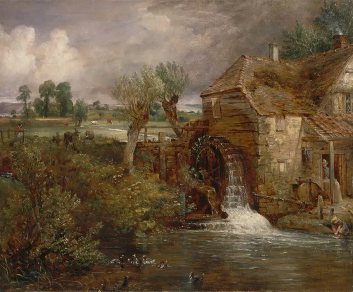 Framed Print : Parham Mill, Gillingham, ca. 1826. Creator: John Constable Framed Print : Parham Mill, Gillingham, ca. 1826. Creator: John Constable