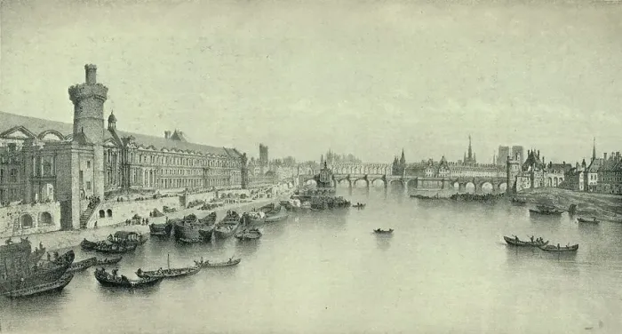 Framed Print : Paris in 1658, 1915. Artist: PH Benoist Framed Print : Paris in 1658, 1915. Artist: PH Benoist