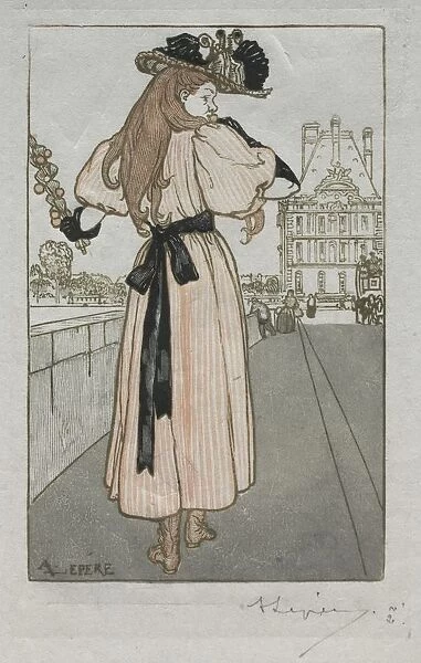 Paris Almanac, 1897: Spring, 1897. Creator: Auguste Louis Lepere (French, 1849-1918)