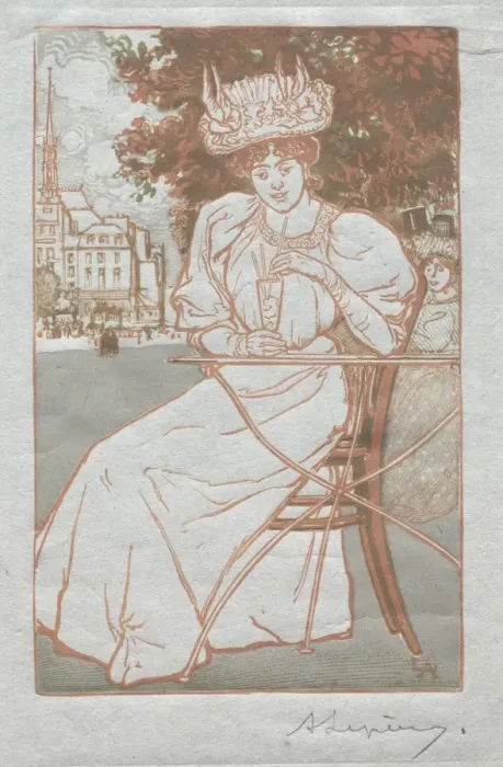 Framed Print : Paris Almanac, 1897: Summer, 1897. Creator: Auguste Louis Lepere (French, 1849-1918) Framed Print : Paris Almanac, 1897: Summer, 1897. Creator: Auguste Louis Lepere (French, 1849-1918)