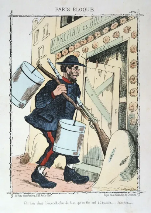 Framed Print : Paris besieged, 1870-1871 Framed Print : Paris besieged, 1870-1871