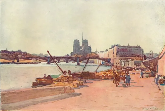 Framed Print : Paris, c1875. Artist: Robert Weir Allan Framed Print : Paris, c1875. Artist: Robert Weir Allan