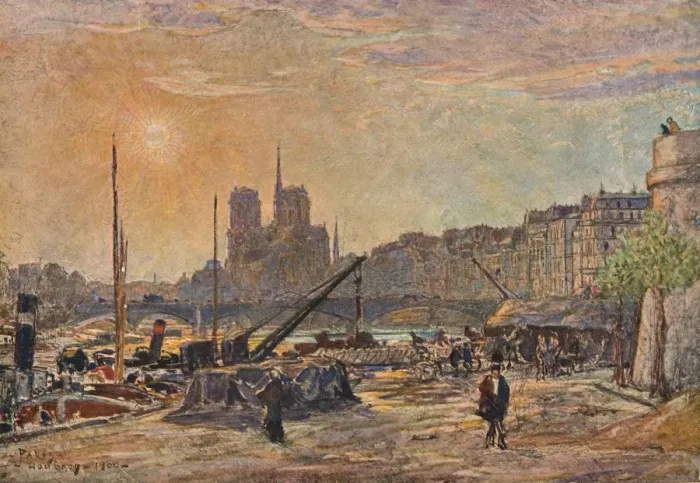 Framed Print : Paris, c1900, (1903). Artist: Frederic Houbron Framed Print : Paris, c1900, (1903). Artist: Frederic Houbron