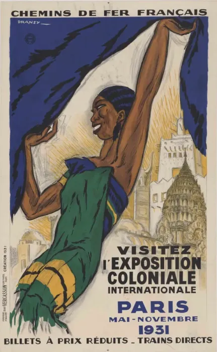 Framed Print : The Paris Colonial Exhibition (Exposition coloniale internationale), 1931. Creator: Dransy Framed Print : The Paris Colonial Exhibition (Exposition coloniale internationale), 1931. Creator: Dransy