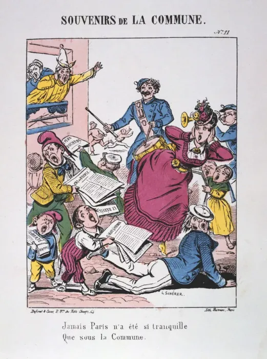 Framed Print : Paris Commune, 1871