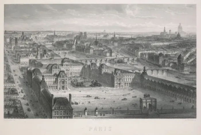 Framed Print : Paris. Creator: Adolphe Rouargue (French, 1810-1870) Framed Print : Paris. Creator: Adolphe Rouargue (French, 1810-1870)
