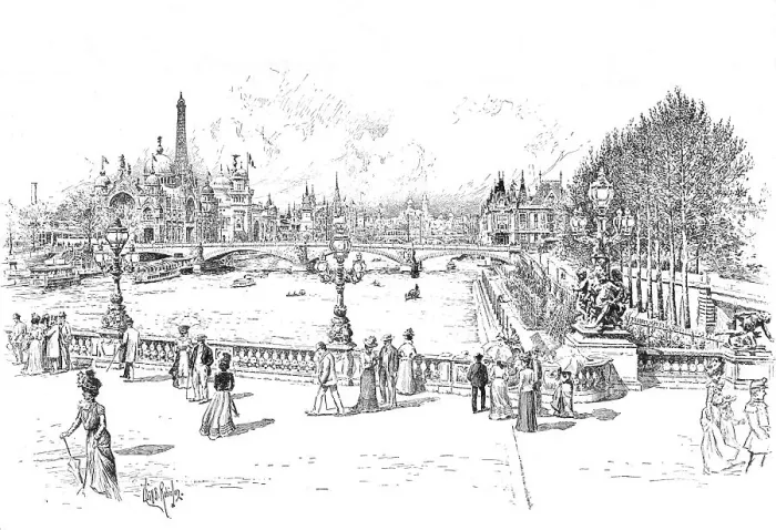 Framed Print : The Paris Exhibition of 1900 (1906) Framed Print : The Paris Exhibition of 1900 (1906)