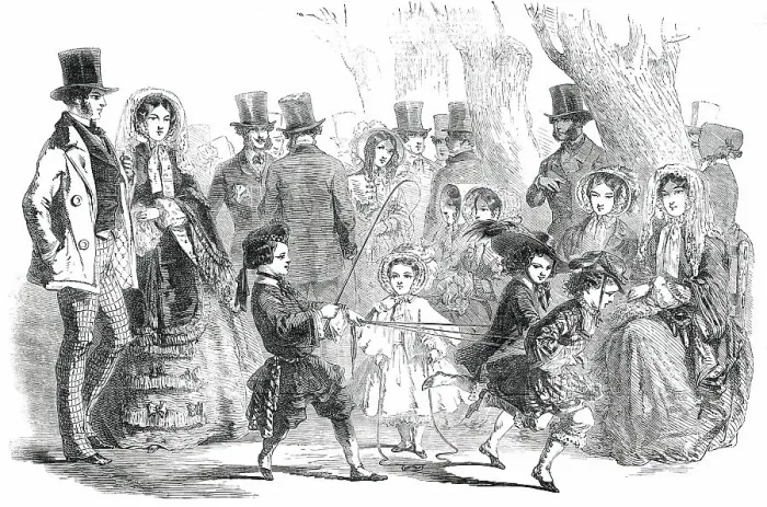Framed Print : Paris Fashions for April, 1850. Creator: Unknown Framed Print : Paris Fashions for April, 1850. Creator: Unknown
