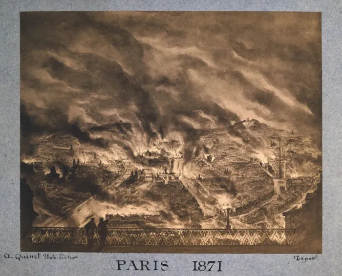 Framed Print : Paris in flames, 1871 Framed Print : Paris in flames, 1871