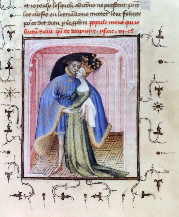 Framed Print : Paris and Helen, c1406 Framed Print : Paris and Helen, c1406