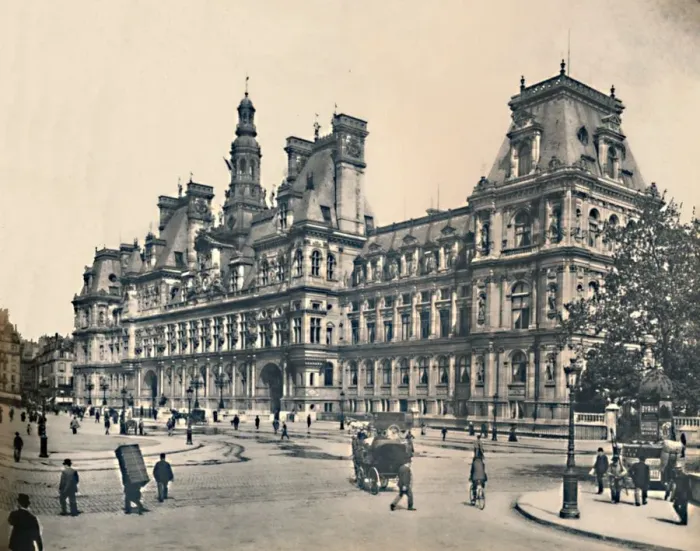Framed Print : Paris. - L Hotel De Ville. - LL, c1910. Creator: Unknown Framed Print : Paris. - L Hotel De Ville. - LL, c1910. Creator: Unknown