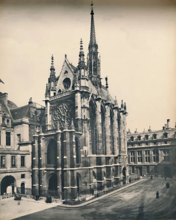 Framed Print : Paris. - La Sainte Chapelle. - ND, c1910. Creator: Unknown Framed Print : Paris. - La Sainte Chapelle. - ND, c1910. Creator: Unknown