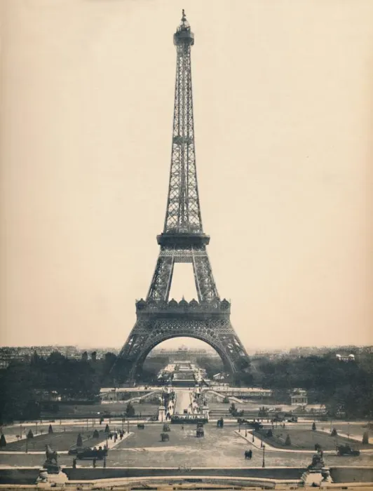 Framed Print : Paris. - La Tour Eiffel. - LL, c1910. Creator: Unknown Framed Print : Paris. - La Tour Eiffel. - LL, c1910. Creator: Unknown
