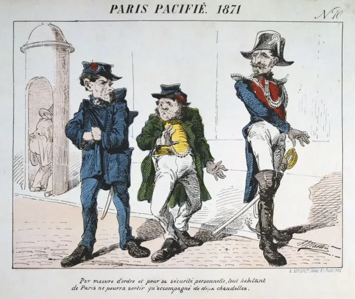 Framed Print : Paris Pacifie, 1871 Framed Print : Paris Pacifie, 1871