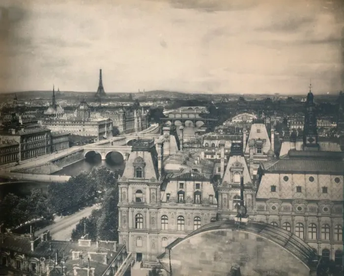 Framed Print : Paris. - Panorama Des Huit Ponts. - LL, c1910. Creator: Unknown Framed Print : Paris. - Panorama Des Huit Ponts. - LL, c1910. Creator: Unknown