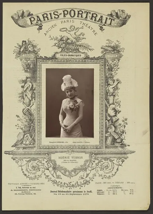 Framed Print : Paris Portrait: Noemie Vernon, 1879. Creator: Charles Framed Print : Paris Portrait: Noemie Vernon, 1879. Creator: Charles