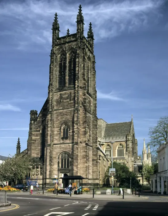 Framed Print : The Parish Church of All Saints, Leamington Spa, Warwickshire. Creator: Peter Thompson Framed Print : The Parish Church of All Saints, Leamington Spa, Warwickshire. Creator: Peter Thompson