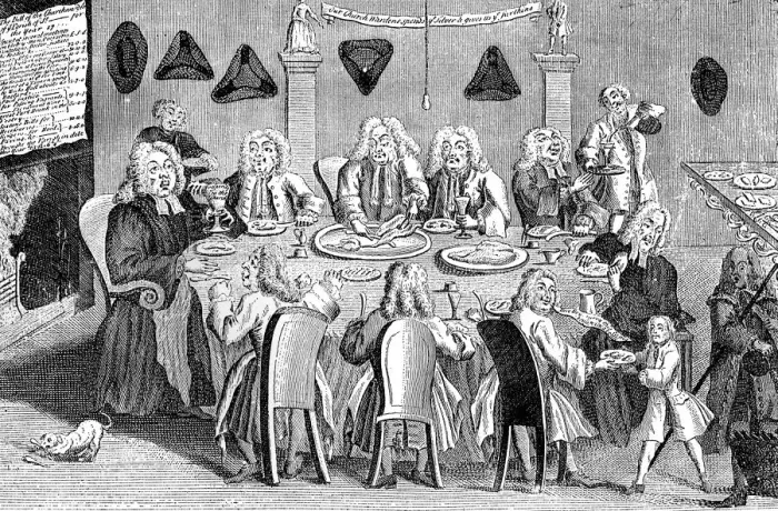 Framed Print : A Parish Feast, 1741 Framed Print : A Parish Feast, 1741