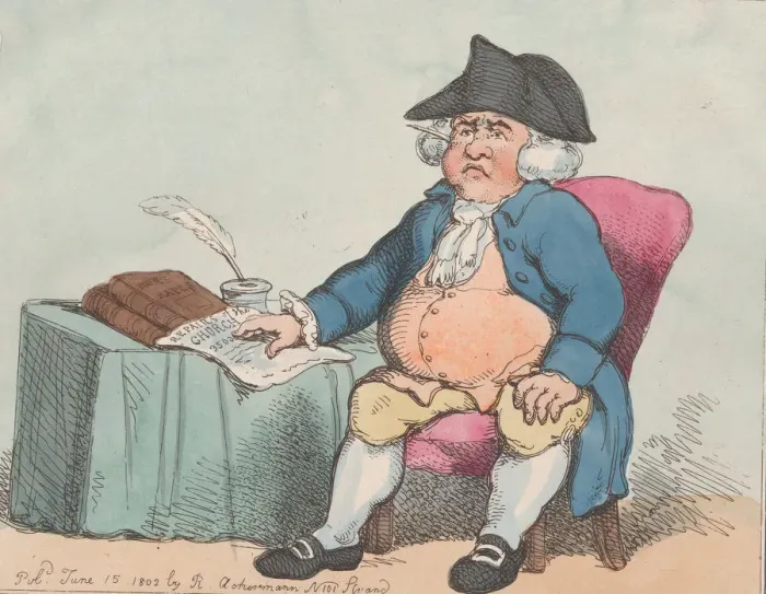 Framed Print : A Parish Officers Journal!!, June 15, 1802. June 15, 1802. Creator: Thomas Rowlandson