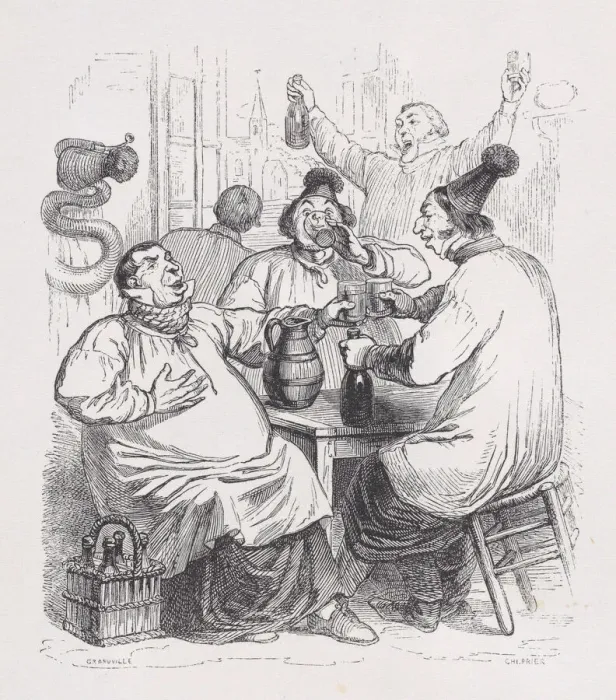 Framed Print : The Parish Singers from The Complete Works of Beranger, 1836. Creator: Cherrier Framed Print : The Parish Singers from The Complete Works of Beranger, 1836. Creator: Cherrier