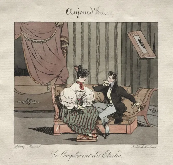 Framed Print : Parisian Occasions: The Complement of the Students. Creator: Henry Bonaventure Monnier (French Framed Print : Parisian Occasions: The Complement of the Students. Creator: Henry Bonaventure Monnier (French