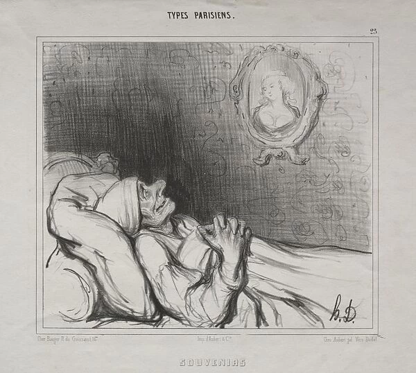 Parisian Types: Memories, 10 May 1840. Creator: Honore Daumier (French, 1808-1879); Aubert