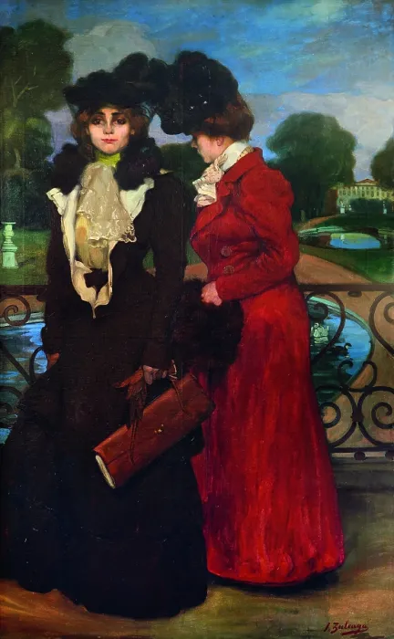 Framed Print : Parisians (In Saint-Cloud), 1900. Creator: Zuloaga y Zabaleto, Ignacio (1870-1945) Framed Print : Parisians (In Saint-Cloud), 1900. Creator: Zuloaga y Zabaleto, Ignacio (1870-1945)
