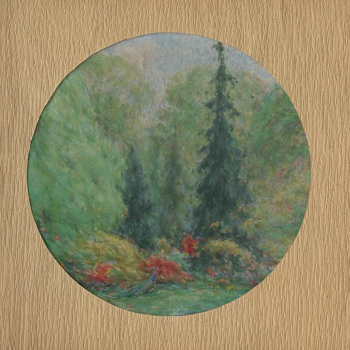 Framed Print : In a park, c1910. Creator: Karol Miloslav Lehotsky Framed Print : In a park, c1910. Creator: Karol Miloslav Lehotsky
