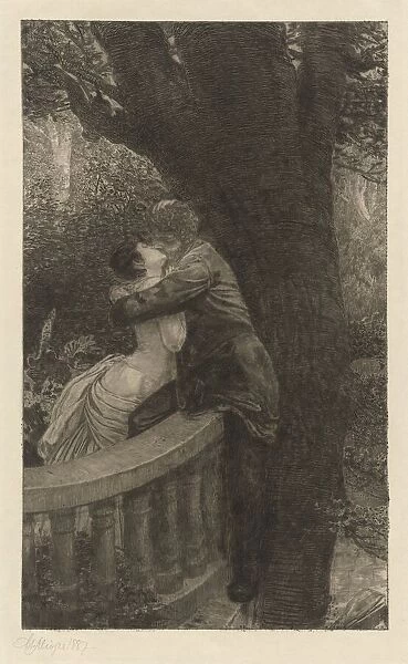 In the Park (Im Park): pl. 4, 1878. Creator: Max Klinger