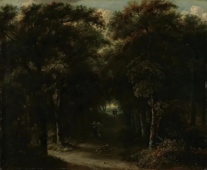 Framed Print : Park landscape, probably 1650s or 1660s. Creator: Gillis Rombouts Framed Print : Park landscape, probably 1650s or 1660s. Creator: Gillis Rombouts