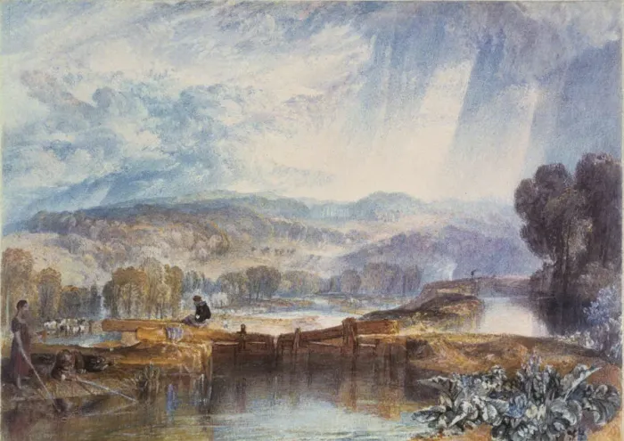 Framed Print : More Park near Watford, 1823. Artist: JMW Turner Framed Print : More Park near Watford, 1823. Artist: JMW Turner
