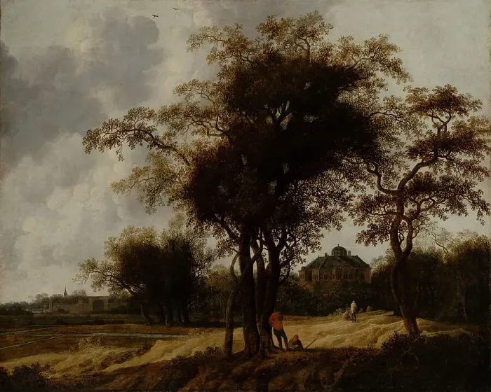 Framed Print : The Park of the Palace Huis ten Bosch, 1650. Creator: Anthonie Jansz van der Croos Framed Print : The Park of the Palace Huis ten Bosch, 1650. Creator: Anthonie Jansz van der Croos