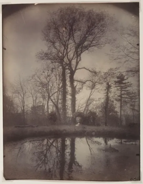 Framed Print : The Park at Sceaux [April 1925, 7a. m. ], 1925. Creator: Eugene Atget (French, 1857-1927)