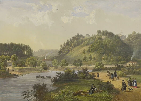 Park Verkiai (Werki) near Vilnius, 1847