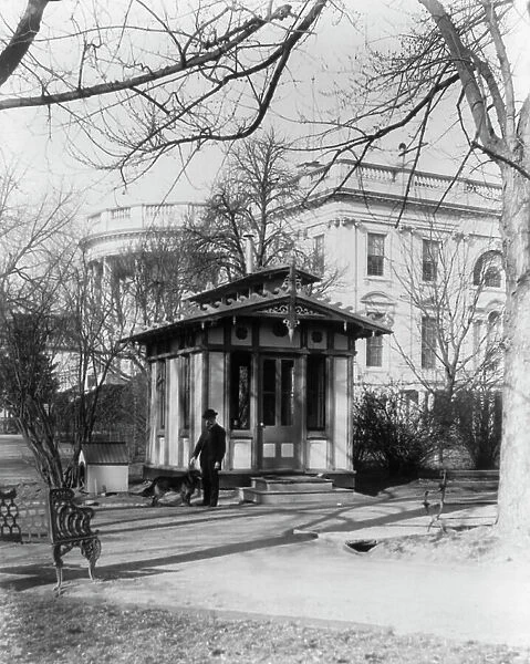 Park watchman's lodge at the White House, n.d.. Creator: Frances Benjamin Johnston