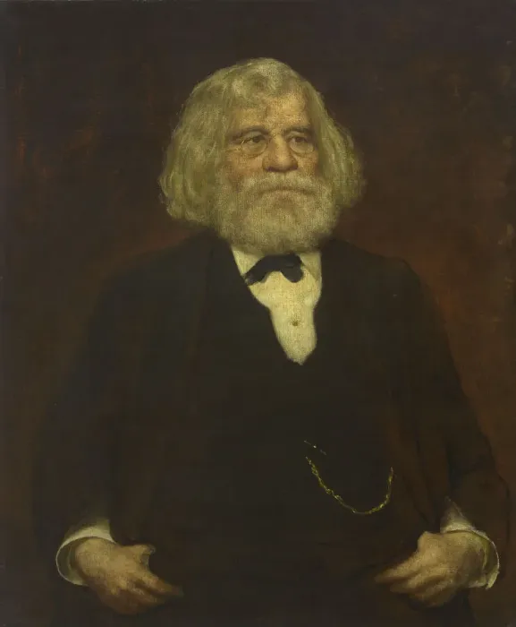 Framed Print : Parke Godwin, c. 1880. Creator: Eastman Johnson Framed Print : Parke Godwin, c. 1880. Creator: Eastman Johnson