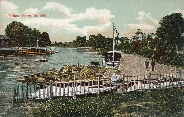 Parkers Ferry, Surbiton, c1907