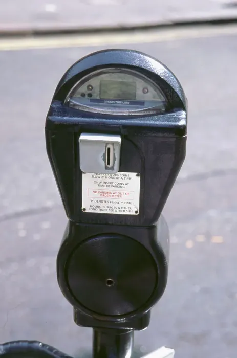 Framed Print : Parking Meter 1998 Framed Print : Parking Meter 1998