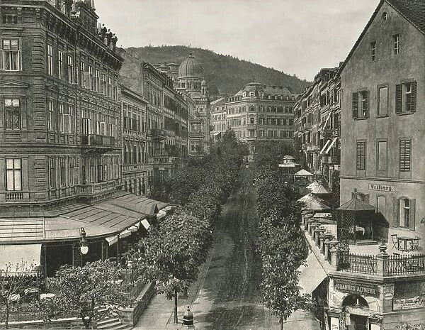 Parkstrasse, Carlsbad, Czechoslovakia, 1895. Creator: Unknown