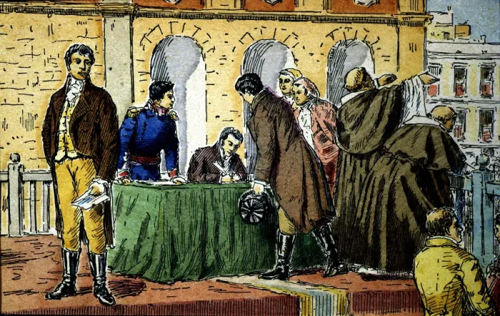 Framed Print : Parliament of Cadiz (1811), promulgated by the deputies of the Cadiz Constitution of 1812 Framed Print : Parliament of Cadiz (1811), promulgated by the deputies of the Cadiz Constitution of 1812