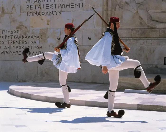 Framed Print : Parliament and Changing of the Guard, Athens, Greece, 2012. Creator: Ethel Davies Framed Print : Parliament and Changing of the Guard, Athens, Greece, 2012. Creator: Ethel Davies