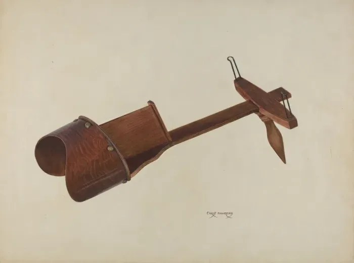 Framed Print : Parlor Stereoscope, c. 1937. Creator: Chris Makrenos