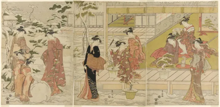 Framed Print : A Parody of Hachi no ki, n. d. Creator: Utagawa Toyokuni I Framed Print : A Parody of Hachi no ki, n. d. Creator: Utagawa Toyokuni I
