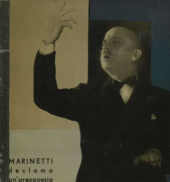 Framed Print : Parole in libertà, 1932. Creator: Marinetti, Filippo Tommaso (1876-1944) Framed Print : Parole in libertà, 1932. Creator: Marinetti, Filippo Tommaso (1876-1944)